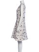 ZAC Zac Posen Polka Dot Print Knee-Length Dress