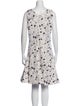 ZAC Zac Posen Polka Dot Print Knee-Length Dress