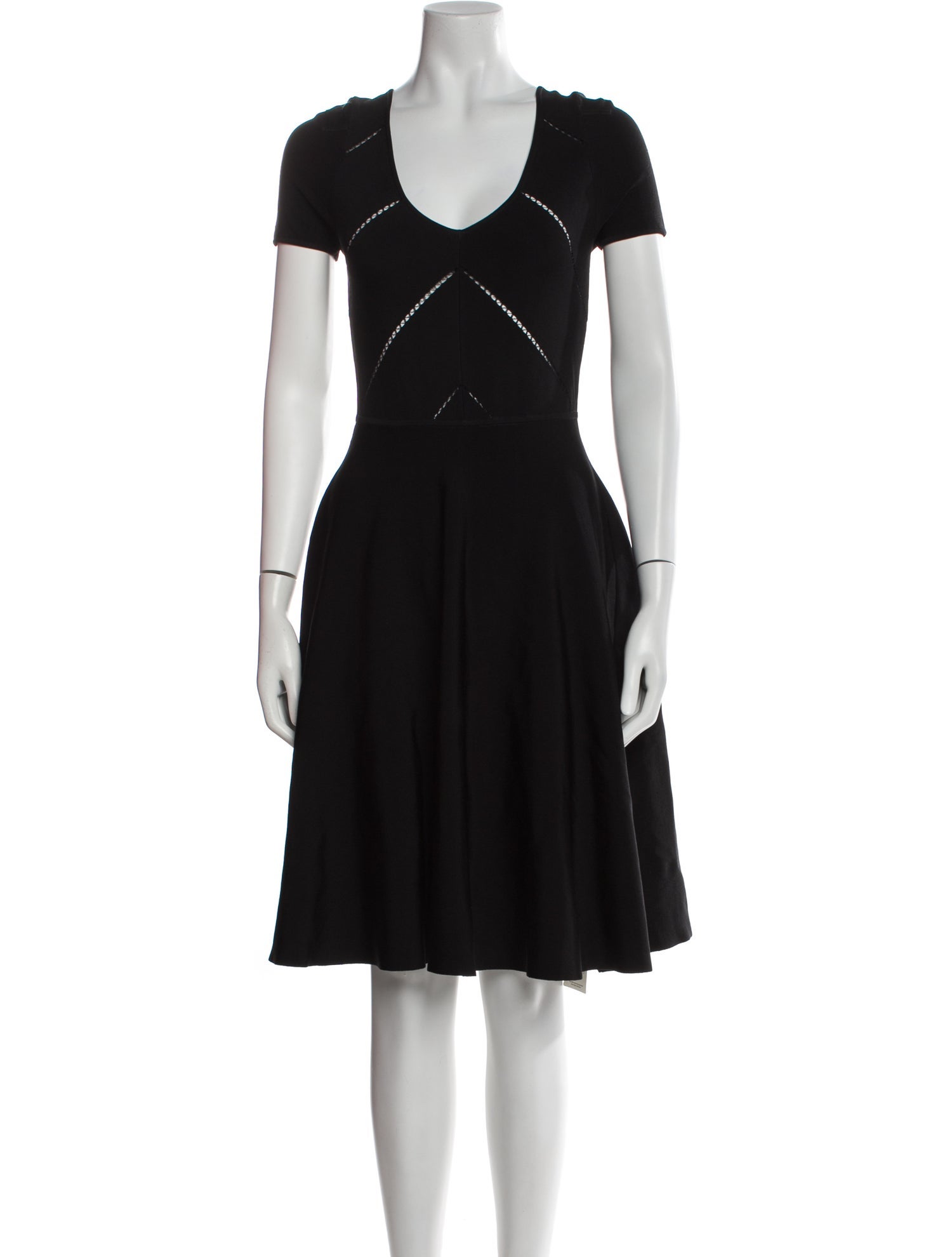 ZAC Zac Posen V-Neck Knee-Length Dress