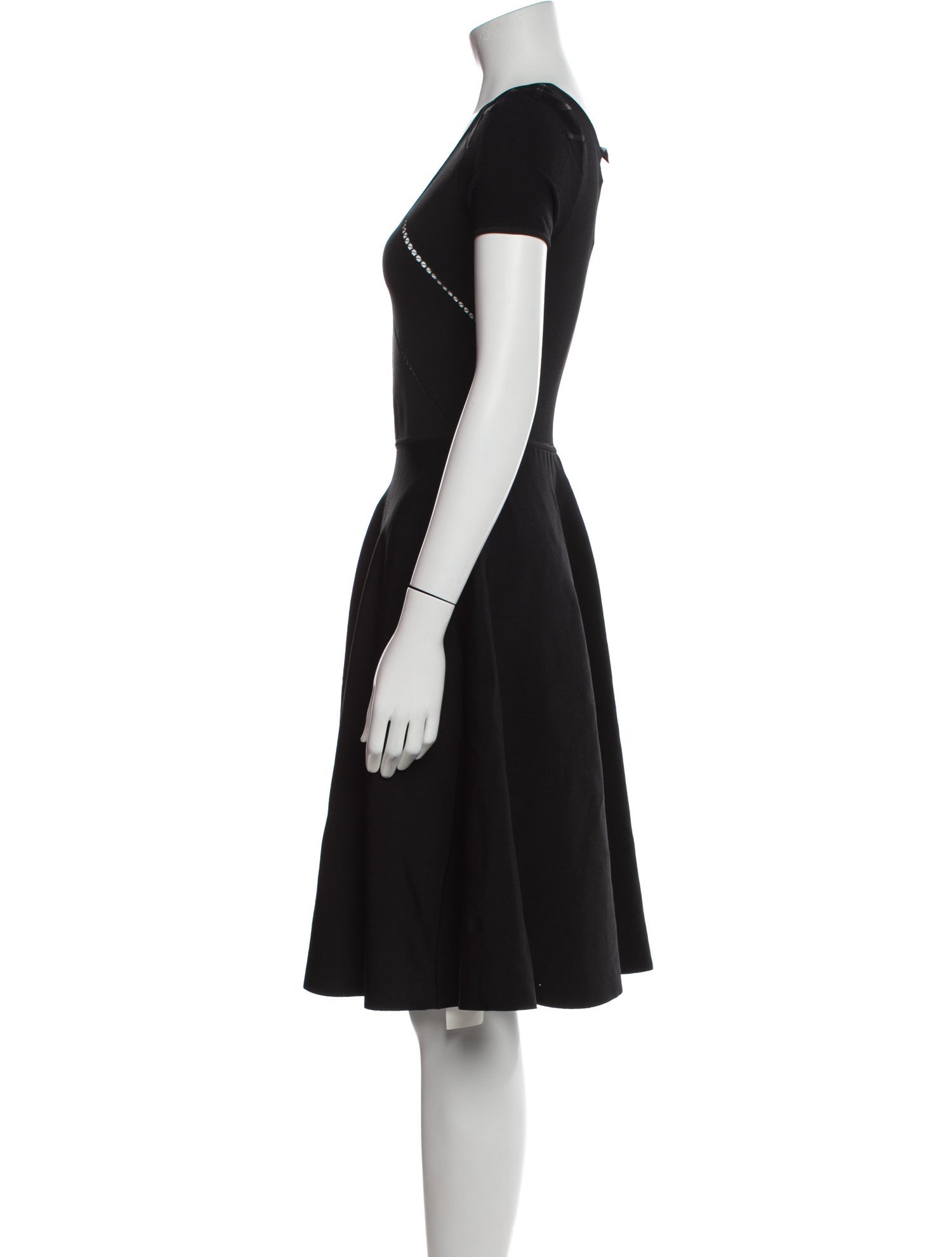 ZAC Zac Posen V-Neck Knee-Length Dress