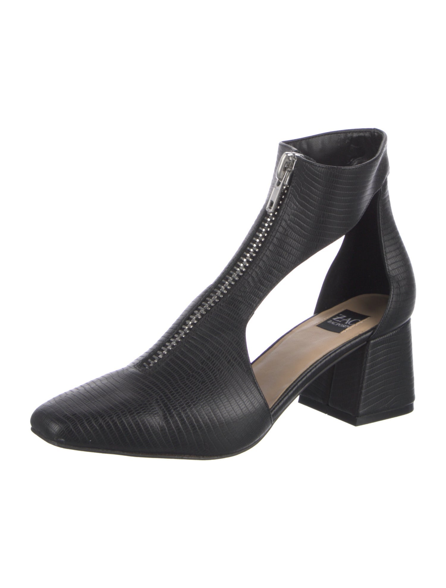 ZAC Zac Posen Leather T-Strap Pumps