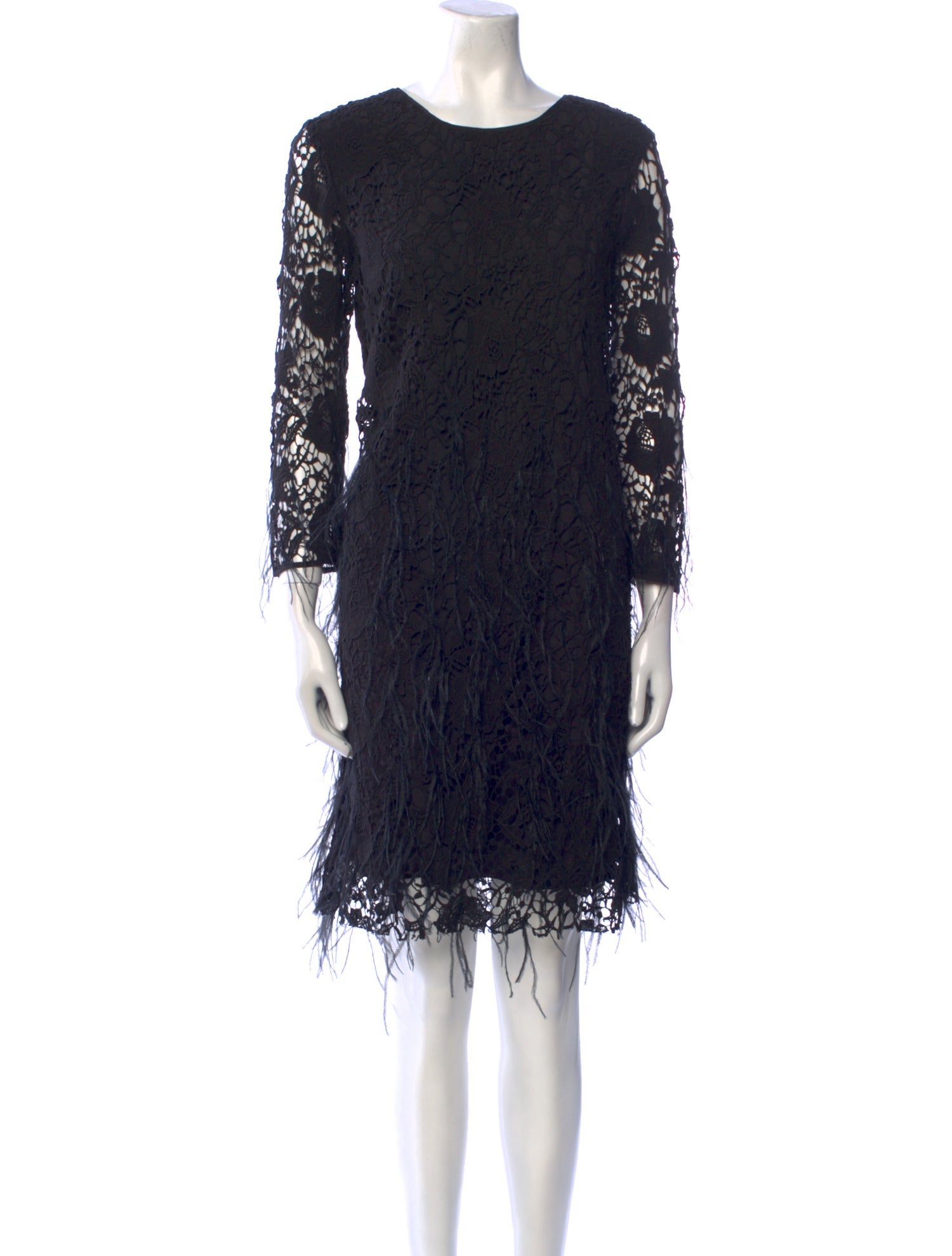 ZAC Zac Posen Lace Pattern Knee-Length Dress