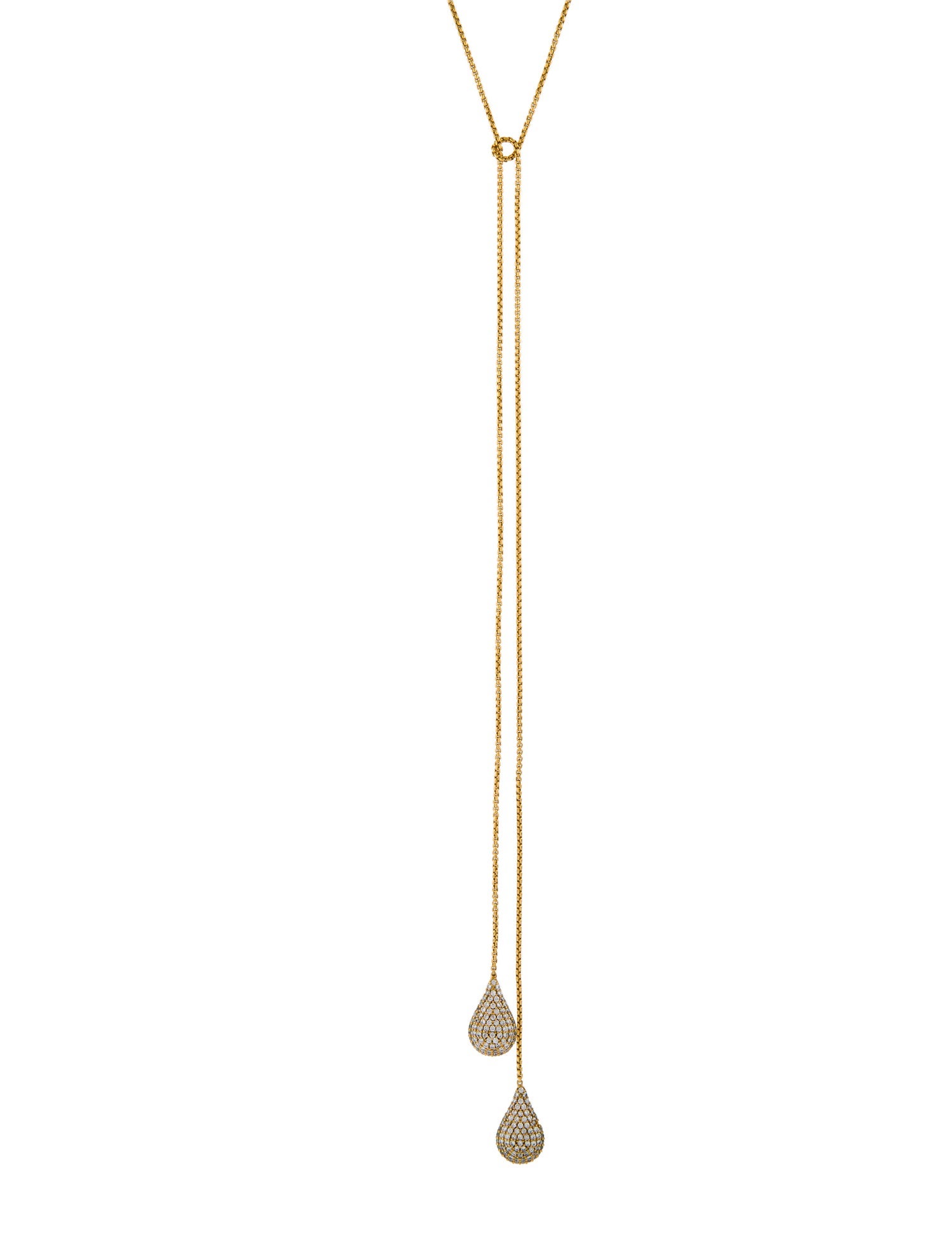 Dean Davidson Pavé Lariat Necklace