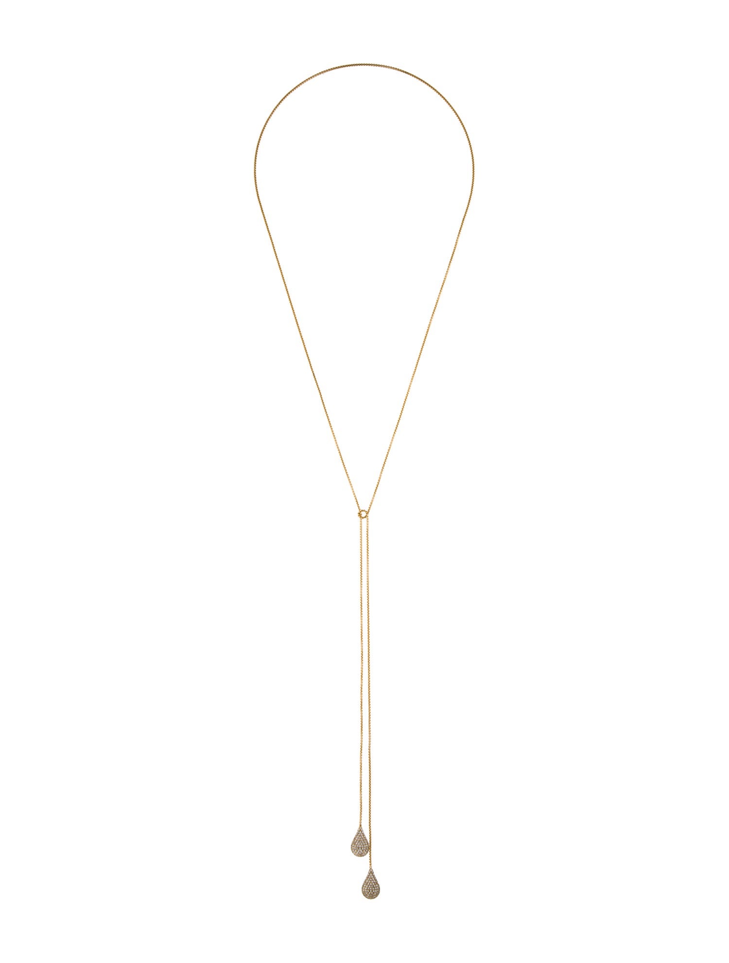 Dean Davidson Pavé Lariat Necklace