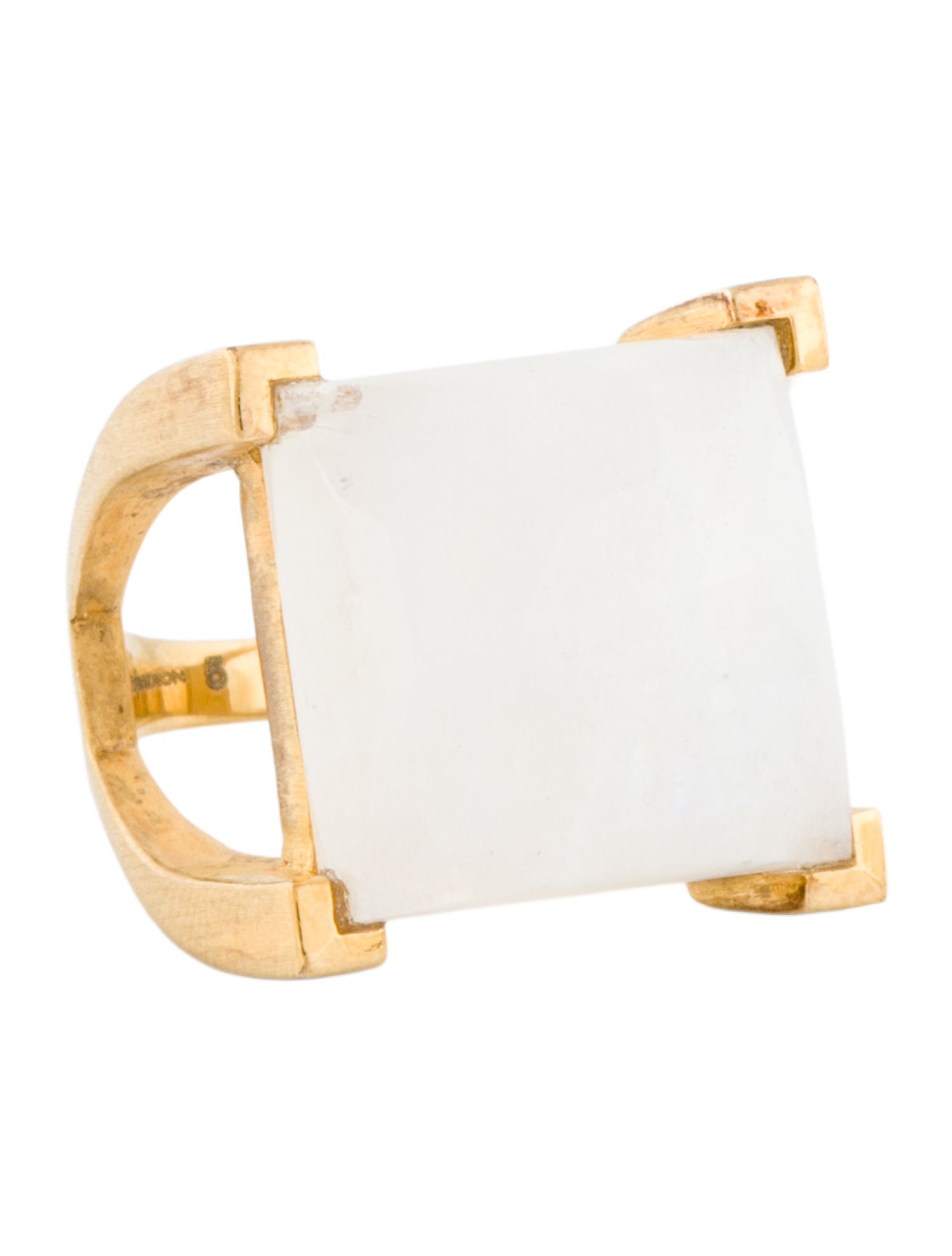 Dean Davidson Labradorite Moonstone Plaza Cocktail Ring