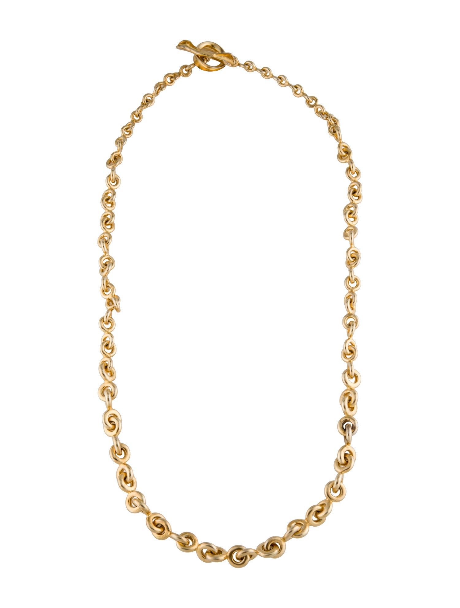 Robert Lee Morris Cirle Link Chain Necklace