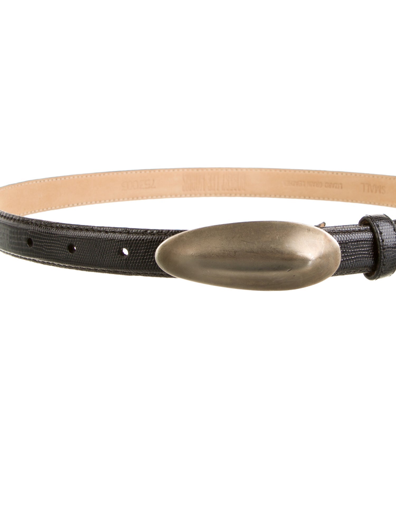 Robert Lee Morris Skinny Lizard Waist Belt