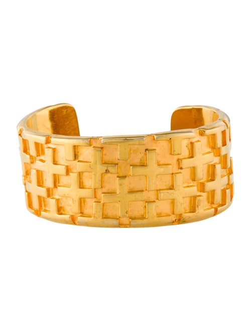 Robert Lee Morris Cross Inset Cuff Bracelet