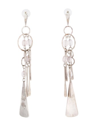 Robert Lee Morris Quartz Chandelier Earrings
