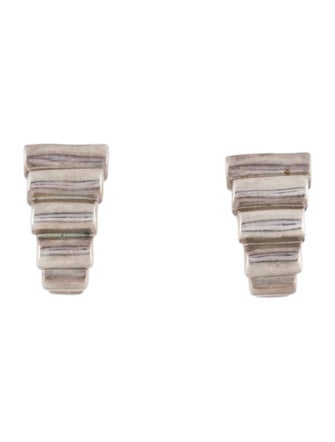 Robert Lee Morris Tappered layered clip on earrings