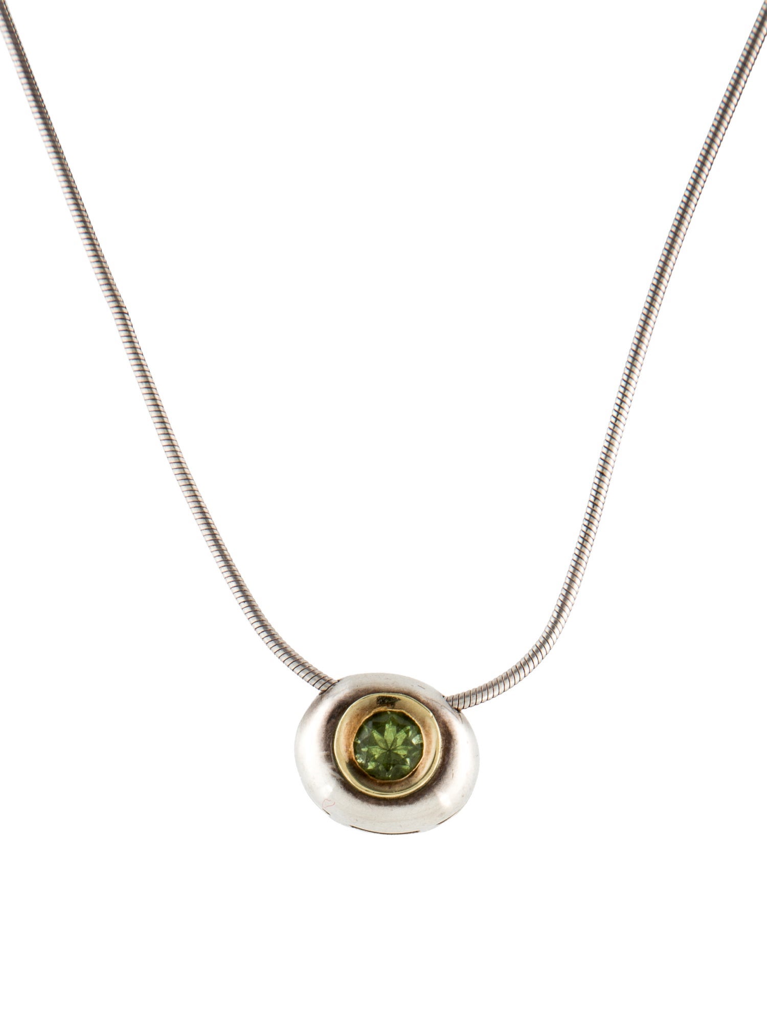 Robert Lee Morris Peridot Pendant Necklace