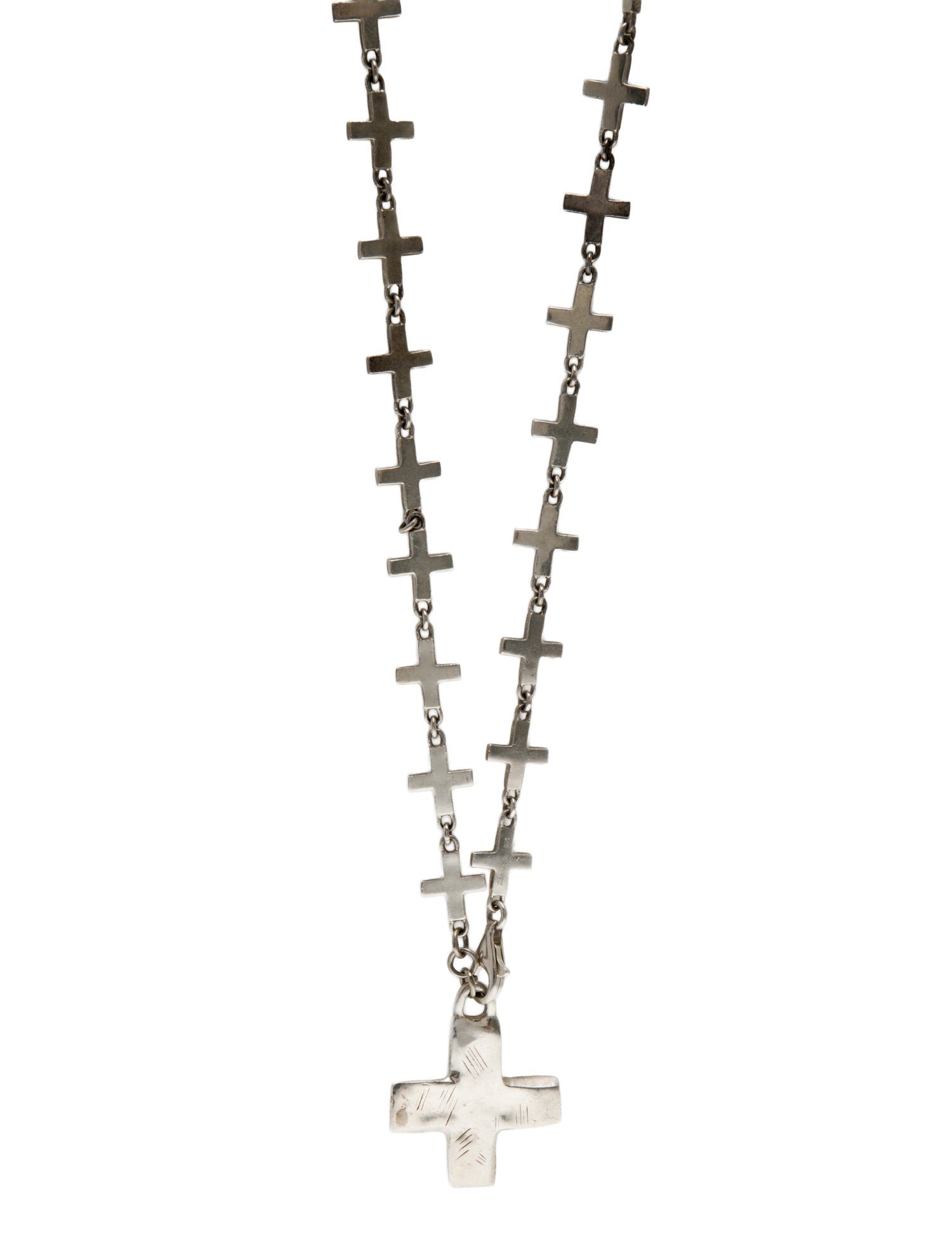 Robert Lee Morris Multi Cross Pendant Necklace