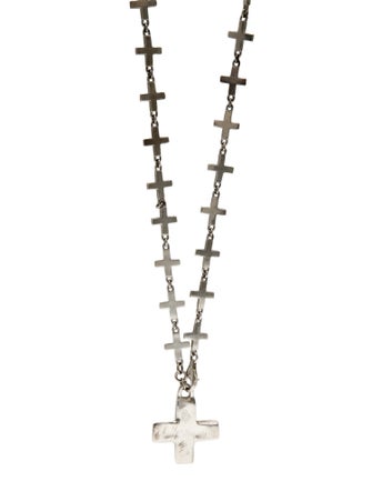 Robert Lee Morris Multi Cross Pendant Necklace