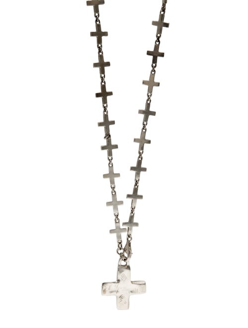 Robert Lee Morris Multi Cross Pendant Necklace