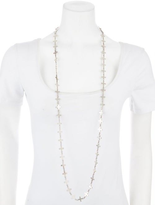 Robert Lee Morris Multi Cross Pendant Necklace