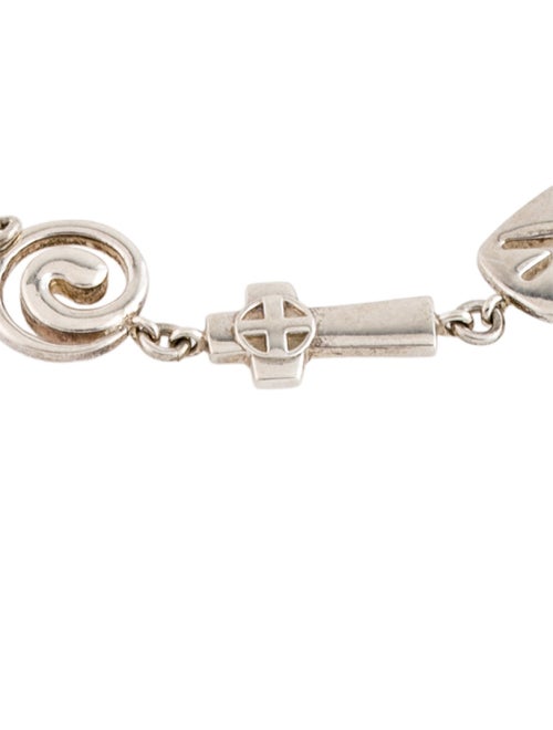 Robert Lee Morris Charm Link Toggle Bracelet
