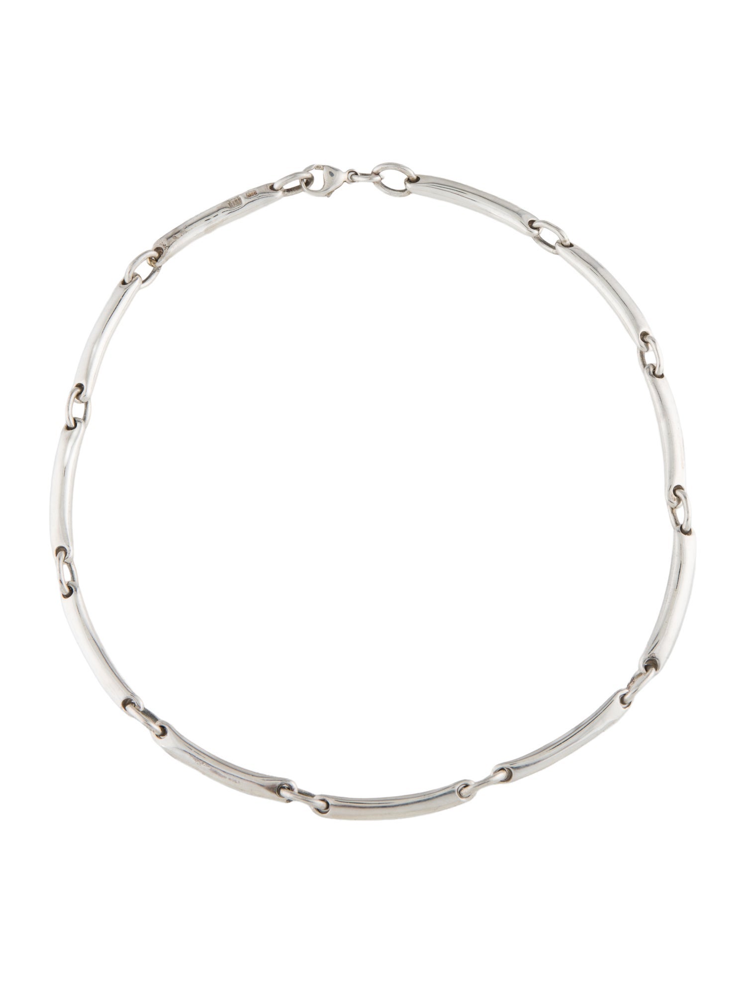 Robert Lee Morris Curved Bar Link Chain Necklace