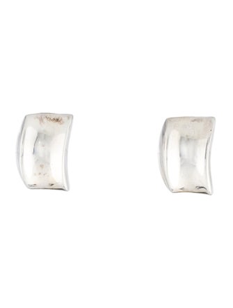 Robert Lee Morris Sculptured Rectangle Stud Earrings