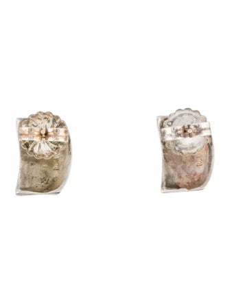 Robert Lee Morris Sculptured Rectangle Stud Earrings