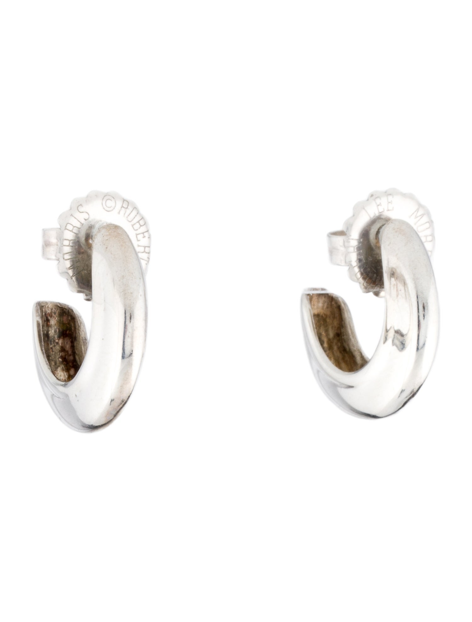 Robert Lee Morris Curved Hoop Earrings