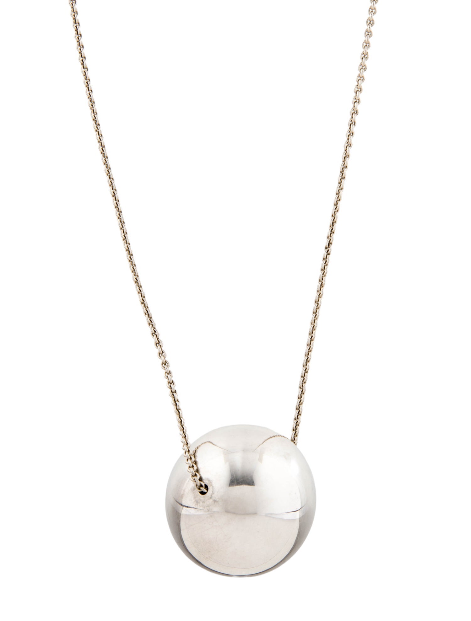 Robert Lee Morris Ball Pendant Chain Necklace