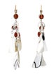 Robert Lee Morris Carnelian Flat Drop Earrings