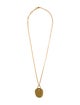 Robert Lee Morris Textured Oval Pendant Necklace