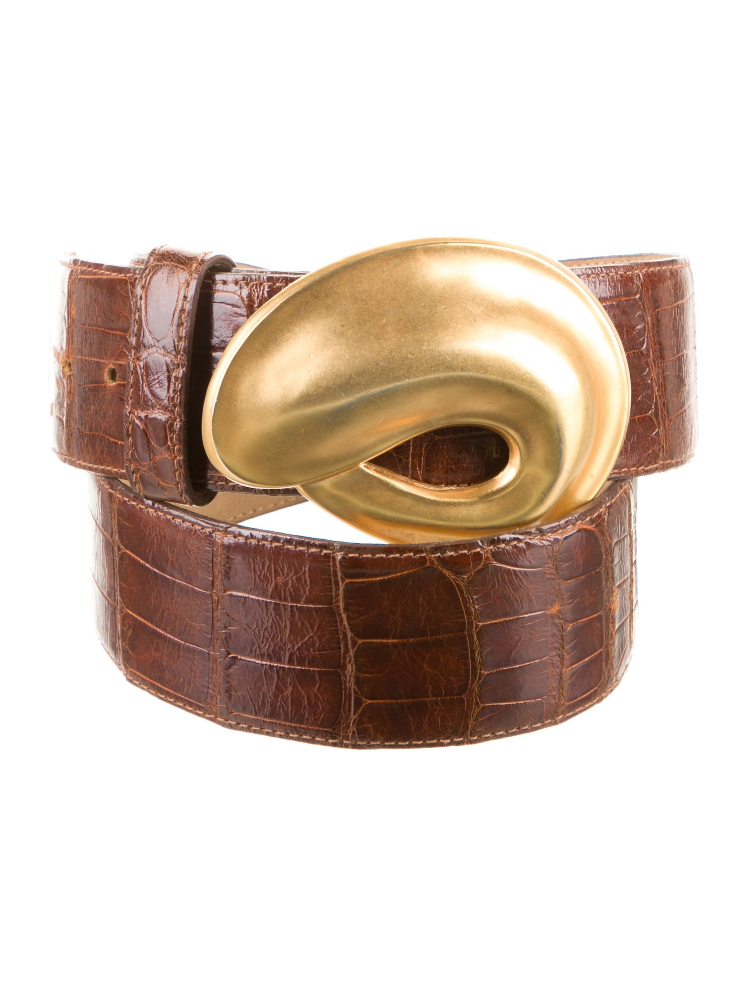 Robert Lee Morris Wide Alligator Waist Belt