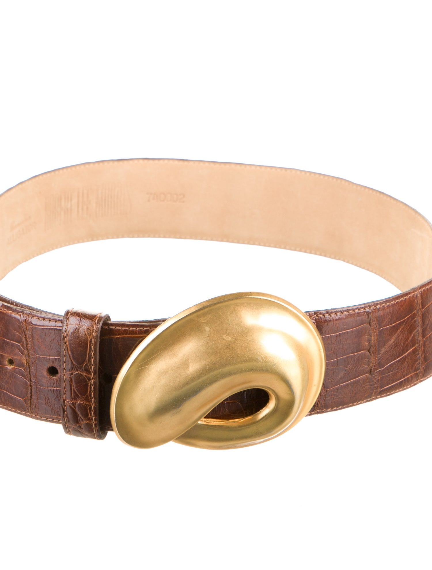 Robert Lee Morris Wide Alligator Waist Belt