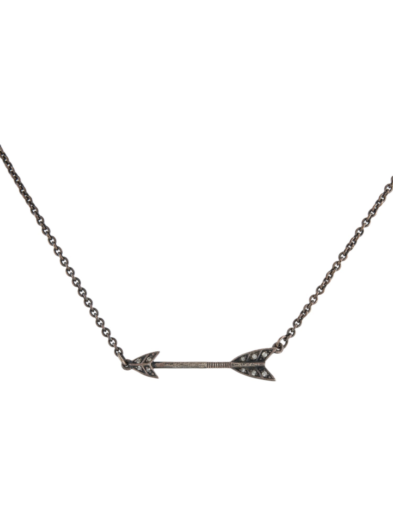 Robert Lee Morris x Elizabeth & James Diamond Arrow Pendant Necklace