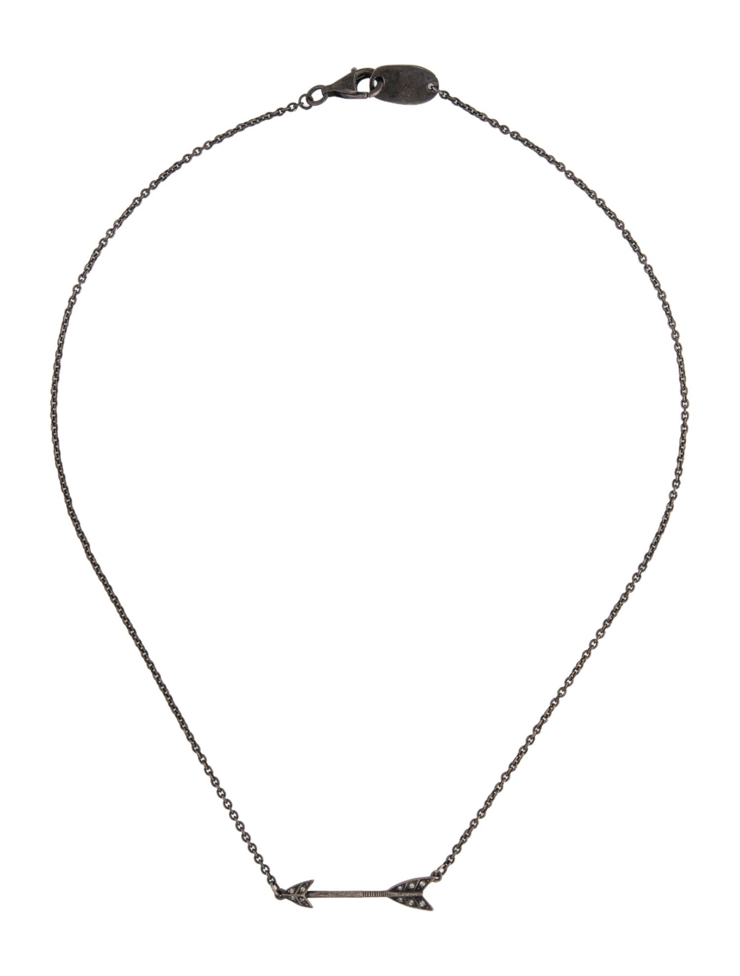 Robert Lee Morris x Elizabeth & James Diamond Arrow Pendant Necklace