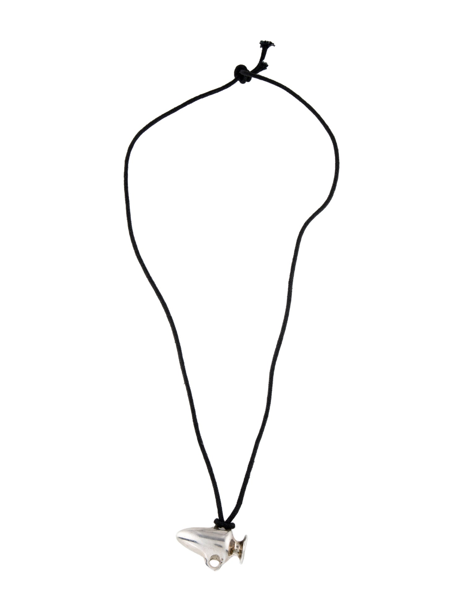 Robert Lee Morris Vase Pendant Cord Necklace