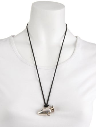 Robert Lee Morris Vase Pendant Cord Necklace