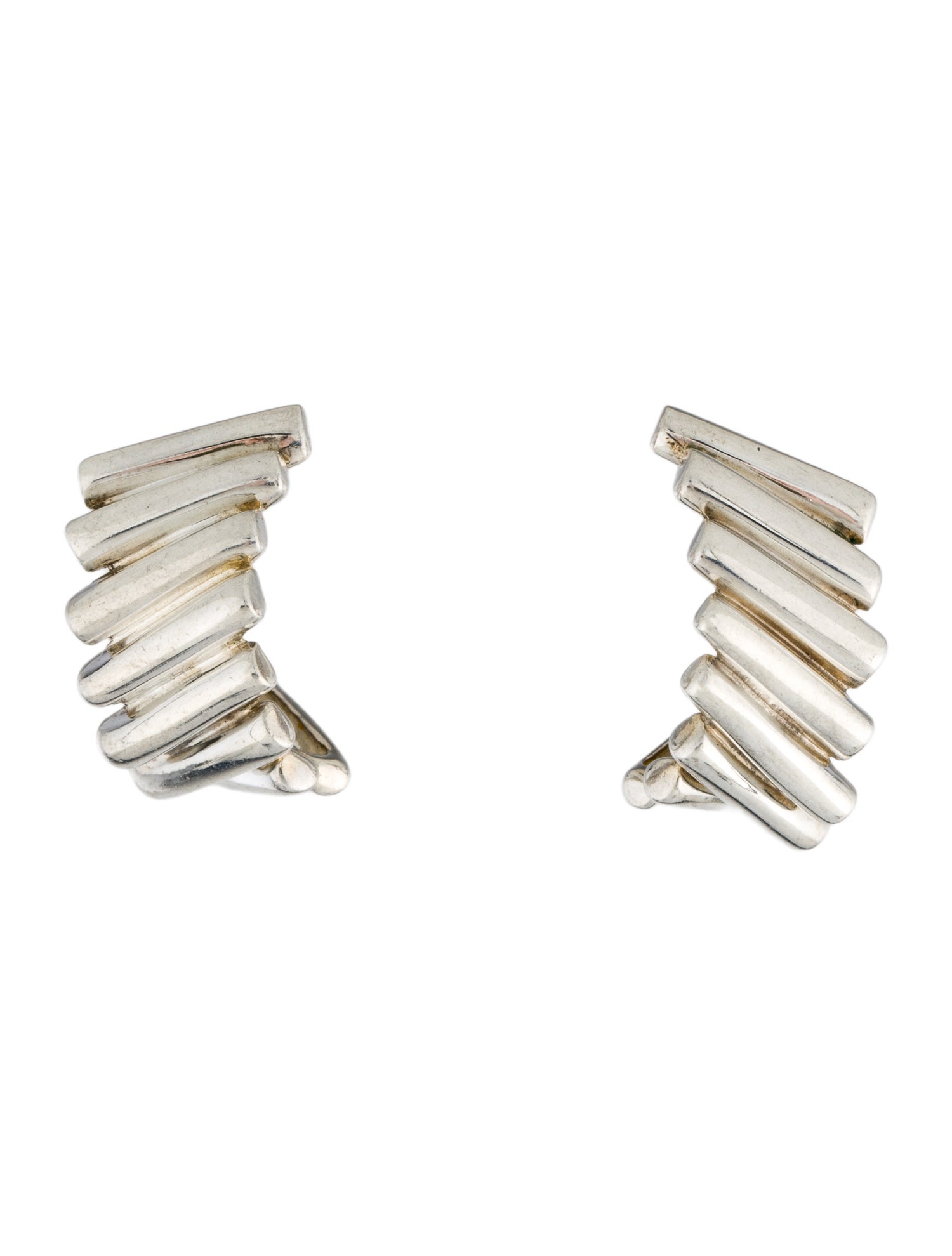 Robert Lee Morris Sterling Silver Stud Earrings