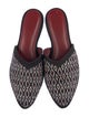 Zyne Canvas Printed Mules