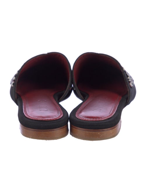 Zyne Canvas Printed Mules