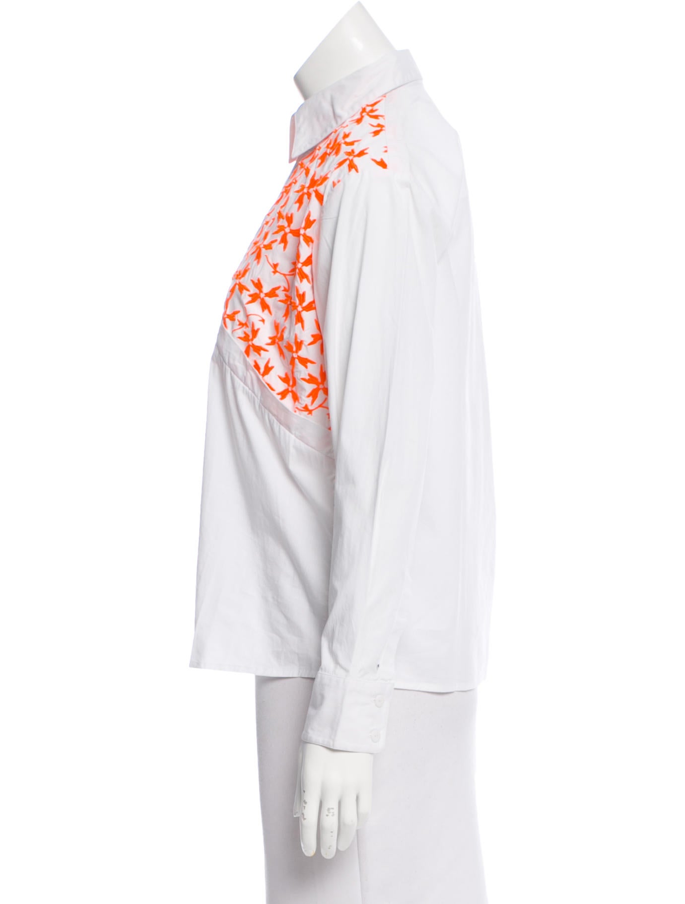 Tanya Taylor Embroidered Ryan Top