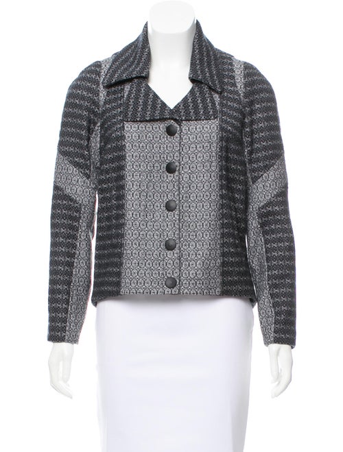 Tanya Taylor Printed Notch-Lapel Jacket