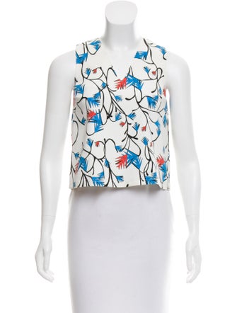 Tanya Taylor Sleeveless Henry Top