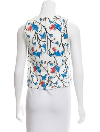 Tanya Taylor Sleeveless Henry Top