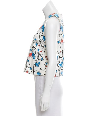 Tanya Taylor Sleeveless Henry Top