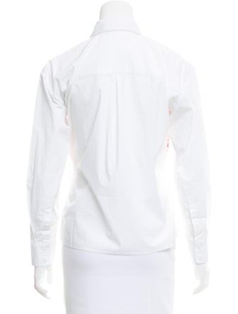 Tanya Taylor Embroidered Button-Up Top