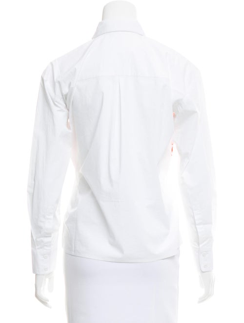 Tanya Taylor Embroidered Button-Up Top