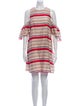 Tanya Taylor Striped Mini Dress