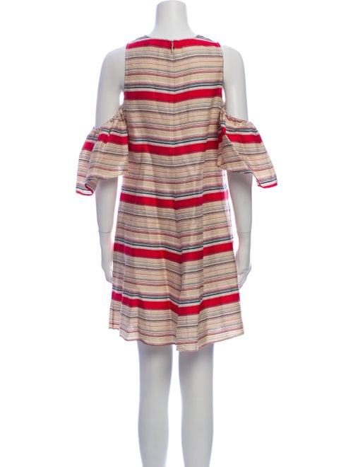 Tanya Taylor Striped Mini Dress