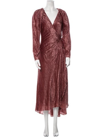 Tanya Taylor Dresses V-Neck Long Dress US 2 | XS