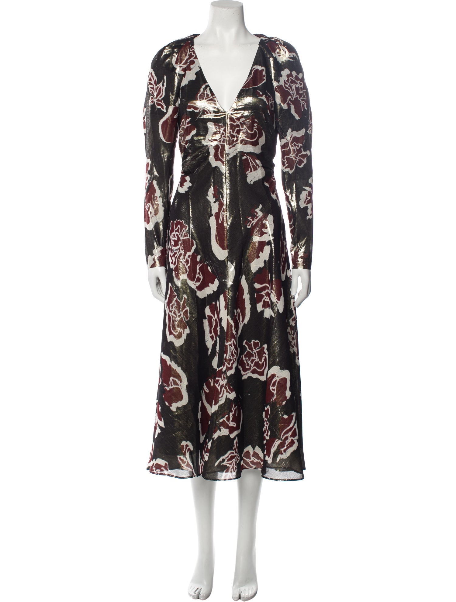 Tanya Taylor Silk Long Dress