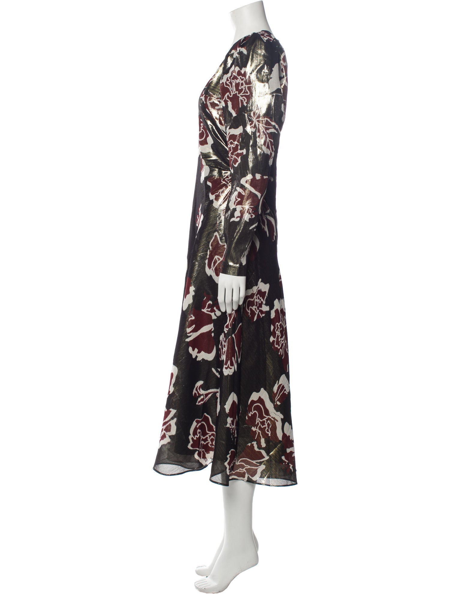 Tanya Taylor Silk Long Dress