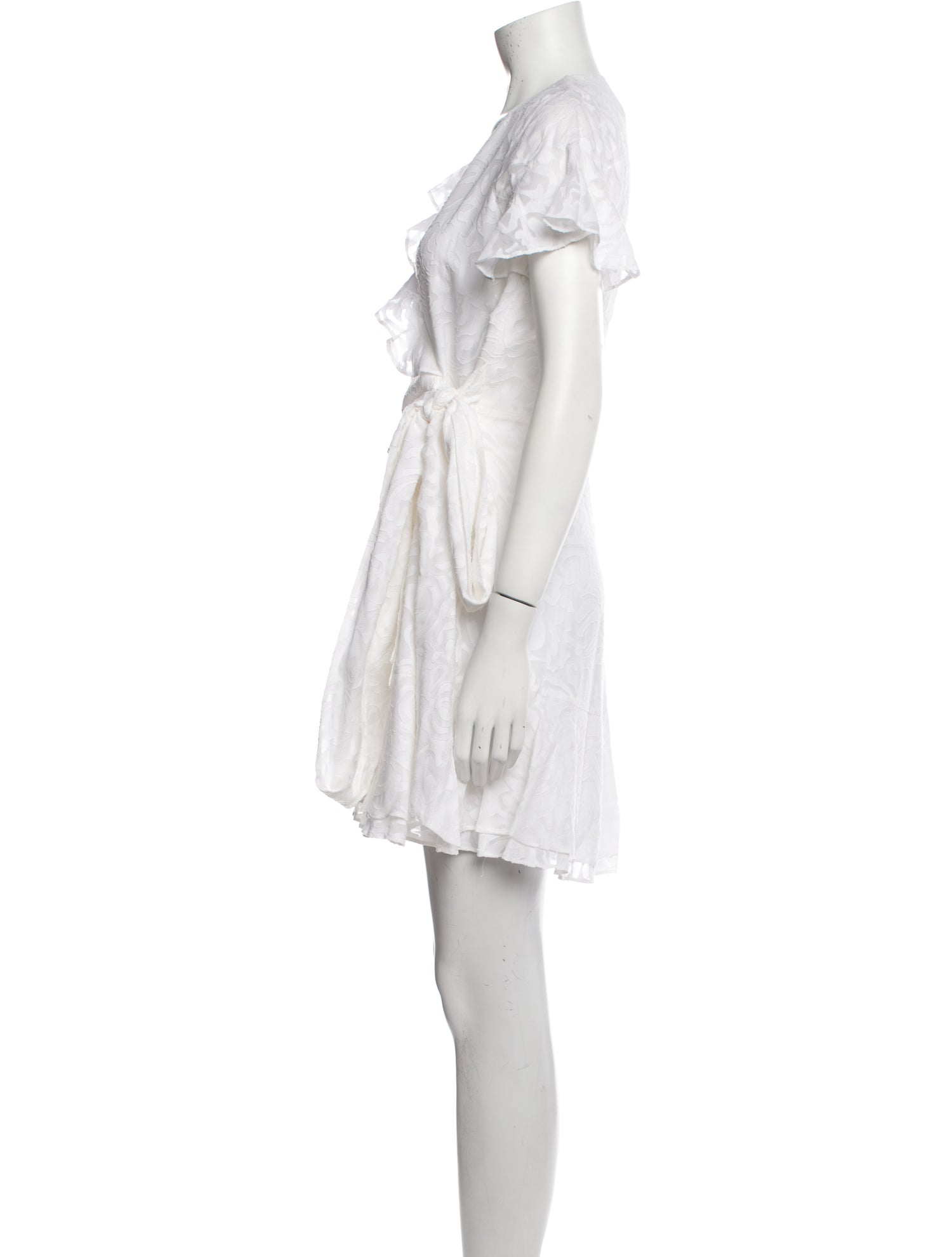 Tanya Taylor V-Neck Mini Dress