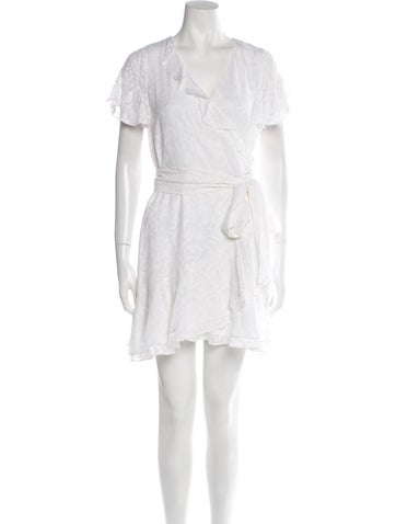 Tanya Taylor Dresses V-Neck Mini Dress US 4 | S